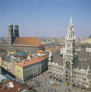 München Flughafen und Stadt